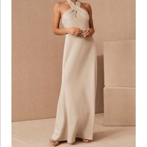 Ruby Satin Charmeuse Dress